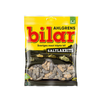 Ahlgrens Bilar Saltlakrits - 100g